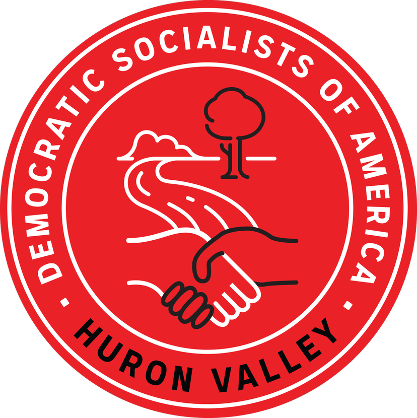 Huron Valley Democratic Socialists of America logo